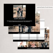 "Faith, Love & Family" - Holiday Cards in Classic by Nicole Walsh - Back of Card Options