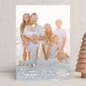 "a sparkling holiday" - Holiday Cards in Snow by Liz Conley - Front