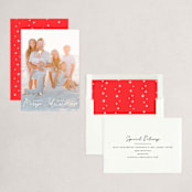 "a sparkling holiday" - Holiday Cards in Snow by Liz Conley - Assembled