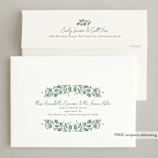 "Holly Vine Frame" - Holiday Cards in Grass by Alethea and Ruth - FREE Recipient Addressing