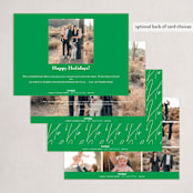 "hand-written holiday message" - Holiday Cards in Pine by Alexandra Dzh - Back of Card Options