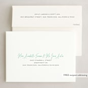 "hand-written holiday message" - Holiday Cards in Pine by Alexandra Dzh - FREE Recipient Addressing
