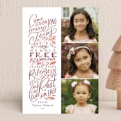 "Long Expected Jesus" - Holiday Cards in Cardinal by Alethea and Ruth - Front