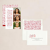 "Long Expected Jesus" - Holiday Cards in Cardinal by Alethea and Ruth - Assembled