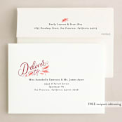 "Long Expected Jesus" - Holiday Cards in Cardinal by Alethea and Ruth - FREE Recipient Addressing