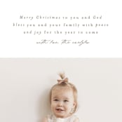 "Simplest" - Holiday Cards in Coffee by Phrosné Barwood - Detail
