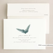 "Simplest" - Holiday Cards in Coffee by Phrosné Barwood - FREE Recipient Addressing