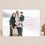"be well box" - Holiday Cards in Berry by Alaina Cherup - Front
