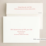 "be well box" - Holiday Cards in Berry by Alaina Cherup - FREE Recipient Addressing