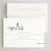 "Heavenly Forest" - Holiday Cards in Ice by Petra Kern - FREE Recipient Addressing