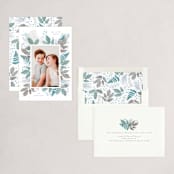 "Joyful Forest" - Holiday Cards in Frost by Jennifer Holbrook - Assembled
