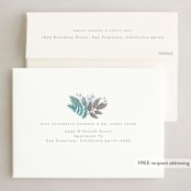 "Joyful Forest" - Holiday Cards in Frost by Jennifer Holbrook - FREE Recipient Addressing