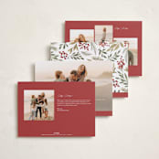 "Goodness ~ Light" - Holiday Cards in Holly Berry by Wildfield Paper Co - Back of Card Options