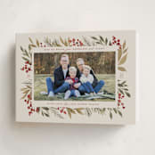 "Goodness ~ Light" - Holiday Cards in Eggnog by Wildfield Paper Co - Folded Card