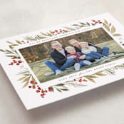 "Goodness ~ Light" - Holiday Cards in Holly Berry by Wildfield Paper Co - Detail