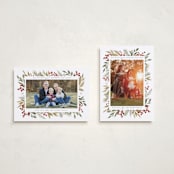 "Goodness ~ Light" - Holiday Cards in Holly Berry by Wildfield Paper Co - Photo Orientation Options