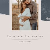 "all is calm all is bright" - Holiday Cards in Sky by Anna Joseph - Detail