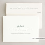 "Typewriter Glory" - Holiday Cards in Pine by Carolyn MacLaren - FREE Recipient Addressing