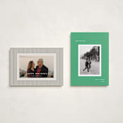 "Bright Greetings" - Holiday Cards in Elf Shoes by Brandy Folse - Photo Orientation Options