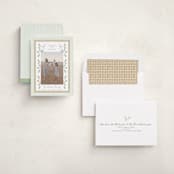 "Woven Pine" - Holiday Cards in Pine by Bayberry Kate - Assembled