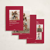 "Modern blessing" - Holiday Cards in Vanilla by Stacey Meacham - Back of Card Options