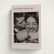 "Modern blessing" - Holiday Cards in Vanilla by Stacey Meacham - Folded Card