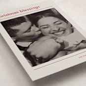 "Modern blessing" - Holiday Cards in Vanilla by Stacey Meacham - Detail