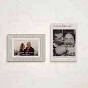 "Modern blessing" - Holiday Cards in Vanilla by Stacey Meacham - Photo Orientation Options