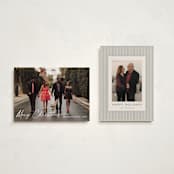 "Holiday Glee" - Holiday Cards in Ivory by Chris Griffith - Photo Orientation Options