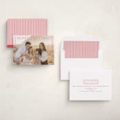 "Merry Classic Frame" - Holiday Cards in Ruby by Alston Foster - Assembled