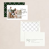 "Christmas Edge" - Holiday Cards in Fir by Pk Designs - Assembled