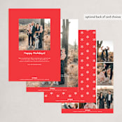 "joy fun" - Holiday Cards in Crimson by Magdalena Earnest - Back of Card Options