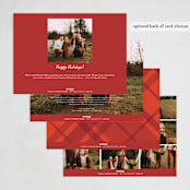 "The Most Wonderful" - Holiday Cards in Evergreen by Erin German - Back of Card Options