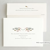 "The Most Wonderful" - Holiday Cards in Evergreen by Erin German - FREE Recipient Addressing