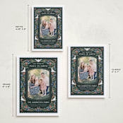 "Charming Dove Border" - Holiday Cards in Forest by Paper Sun Studio - Formats Available