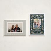 "Charming Dove Border" - Holiday Cards in Forest by Paper Sun Studio - Photo Orientation Options
