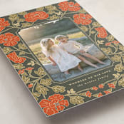 "Christmas Poppies" - Holiday Cards in Balsam by Tara Grangroth - Detail