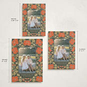 "Christmas Poppies" - Holiday Cards in Balsam by Tara Grangroth - Formats Available