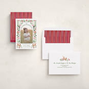 "Noelle" - Holiday Cards in Holly by Sarah Knight - Assembled