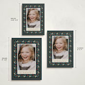 "Folk Frame" - Holiday Cards in Holly by Leah Bisch - Formats Available