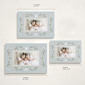 "Ribbon of Grace" - Holiday Cards in Blue Spruce by Ana de Sousa - Formats Available