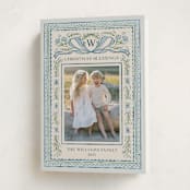 "Christmas Gift" - Holiday Cards in Blue Jay by Paper Sun Studio - Folded Card