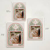 "Outlined" - Holiday Cards in Eggnog by Leah Bisch - Formats Available