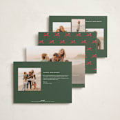 "Botanical Blessings" - Holiday Cards in Berry by Itsy Belle Studio - Back of Card Options