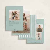 "a court of peace" - Holiday Cards in Cherry Wood by Grae - Back of Card Options