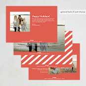"Blessed to be Together" - Holiday Cards in Snow by Hooray Creative - Back of Card Options