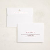 "So Elegant" - Holiday Cards in Snow by GeekInk Design - FREE Recipient Addressing
