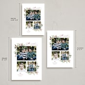 "Festive Botanical" - Holiday Cards in Mulled Wine by Melanie Kosuge - Formats Available