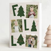 "holiday garland" - Holiday Cards in Forest by Baumbirdy - Folded Card