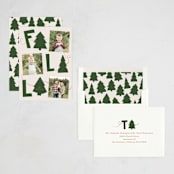 "holiday garland" - Holiday Cards in Forest by Baumbirdy - Assembled